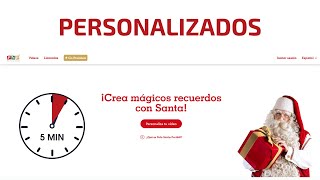 🎅 VIDEO de PAPA NOEL para NIÑOS PERSONALIZADO   Llamadas videollamadas y opciones gratuitas [upl. by Aciemaj]