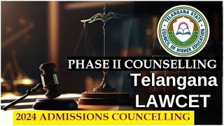 PHASE II TG LAWCET COUNSELLING 2024 [upl. by Bresee]