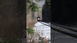 Amtrak Vermonter going through Middlesex VT train amtrak vermont [upl. by Adam]