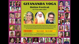 Welcome to the 1st ever Online Gitananda Yoga festival from 1517 November 2024 [upl. by Ssor699]