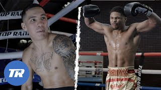 Behind the Scenes with Oscar Valdez amp Shakur Stevenson as they prepare for April 30 Unification Bout [upl. by Yruama]