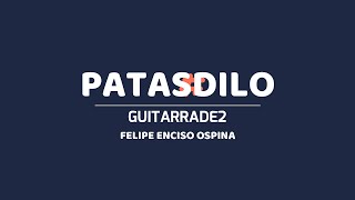 Patasdilo pasillo colombiano tablatura acordes y partitura para guitarra [upl. by Nosraep]