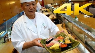 Tokyo Best Sushi  The art of Sushi making  寿司  すし  4K Ultra HD [upl. by Tsiuqram802]