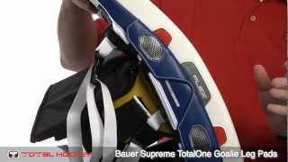 Bauer Supreme TotalOne Goalie Leg Pads [upl. by Homere]