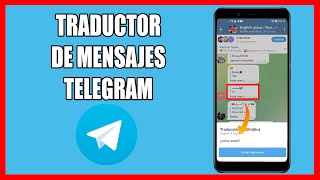 Como traducir texto de TelegramHabilitar traducción en Telegram [upl. by Esiole]