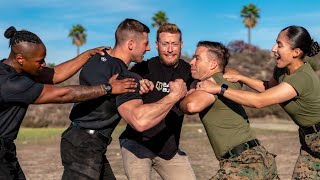 US Marines vs State Troopers Fitness BATTLE [upl. by Evante940]