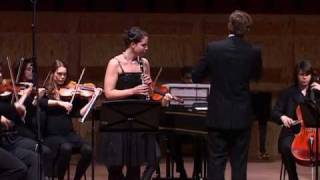 J Molter  Concerto nr 1 for DClarinet and orchestra 2nd mov Kymia Kermani clarinet [upl. by Ailimat590]