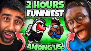 2 HOURS OF “FUNNIEST” SIDEMEN AMONG US [upl. by Aicenod865]