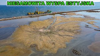 Niesamowita Wyspa Estyjska  refulacja urobku coraz dalej od brzegu wyspy [upl. by Audris]