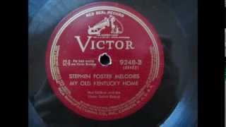 quotMy Old Kentucky Homequot Stephen Foster Melodies Victor 78rpm [upl. by Eudora]