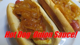 The greatest hot dog topping EVER Just like NYC Hot Dog Carts [upl. by Laved]