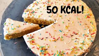 SOLO 50 KCAL por racionLa tarta de cumpleaños sin culpa Heidis Channel [upl. by Kellen]