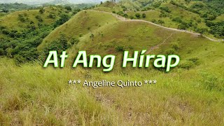 AT ANG HIRAP  Karaoke Version  in the style of Angeline Quinto [upl. by Christoffer]