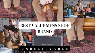 Best value Dress shoe brand for men in 2024 Unboxing and reviewing Beckett Simonon shoes [upl. by Melvin]