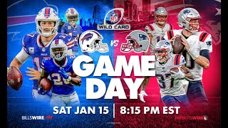 NFL Bills Vs Patriots SUPER WILD CARD WEEKEND LIVE Game [upl. by Marlane]