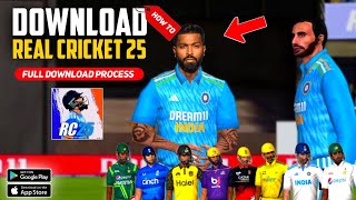 How to download Real Cricket 25 ❤️‍🔥 RC25 Download link  New Cricket Game RC20 Patch [upl. by Mobley141]