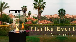 Planika Event Marbella 2022  Automatic Ethanol Fireplaces amp Outdoor Gas Fires [upl. by Newo874]