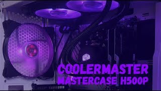 ΤΕΡΑΣ RGB Κουτί Αναβάθμιση σε Cooler Master MasterCase H500P Mesh White [upl. by Cini]