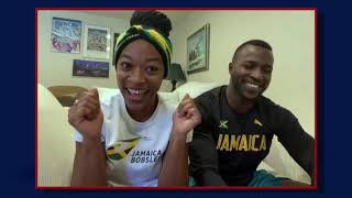 Bobsledders Audra Segree and Roland Reid on Jamaicas preparations for the 2022 Winter Olympics [upl. by Wolfgang139]