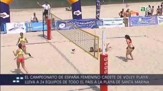 CAMPEONATO DE ESPAÑA FEMENINO CADETE VOLEY PLAYA [upl. by Lymann]