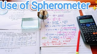 Use of Spherometer by ✨ universe of Microphysics 🌈 [upl. by Hannahs423]