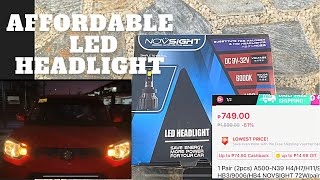 DIY LED HEADLIGHT INSTALLATION  NOVSIGHT N39 [upl. by Veno]