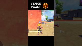 Finally VBADGE Player 😎  freefire shortvideo satvik viral trending ff shorts [upl. by Aerised]