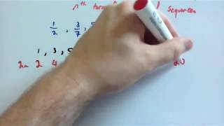 nth term for fractional sequences  Corbettmaths [upl. by Omik]