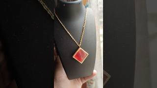 How to make simple Locket Necklace trending youtubeshorts youtube craft locket necklace [upl. by Damicke]