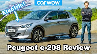 Peugeot e208 review  the BEST electric car for under £30k [upl. by Caressa]