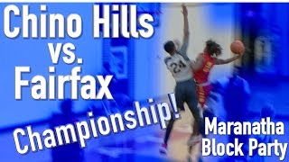 Chino Hills vs Fairfax Maranatha Block Party Championship [upl. by Wolk]