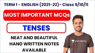 TENSES  Most Important MCQs  Term 1   Class 9  10  11 [upl. by Freda311]