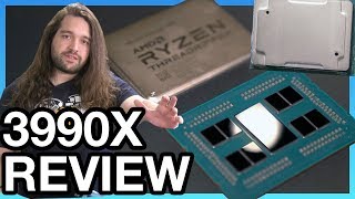 AMD Threadripper 3990X CPU Review  Code Compile Render amp Compression [upl. by Rolyt205]