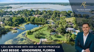 125 Acre Waterfront Home in Windermere  Florida Real Estate [upl. by Latif]