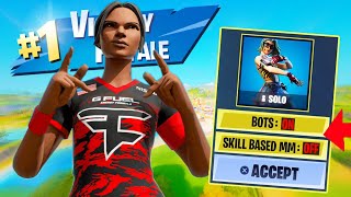 HOW TO LOWER YOUR SKILL BASED MATCHMAKING AND PLAY AGIANST BOTS IN FORTNITE CHAPTER 5 SEASON 4 [upl. by Enos]