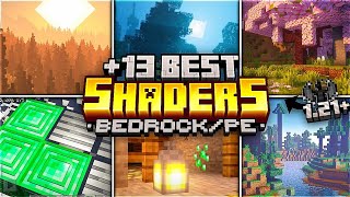 Top 13 MEJORES SHADERS Que DEBES PROBAR EN MINECRAFT 121 BedrockPE SHADERS MINECRAFT PE 121 [upl. by Micheline340]