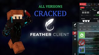 How to play in feather client for free  Cracked Feather Client  All Versions  2024 [upl. by Plerre]