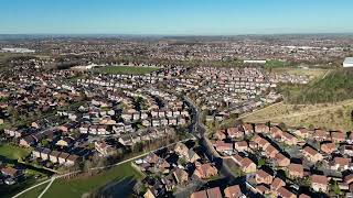 4k view over KirkbyinAshfield [upl. by Moraj]