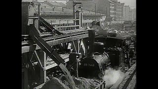 SBahn Berlin Bauarbeiten der NordSüd Verbindung 1934 [upl. by Krenek]