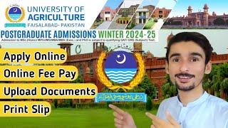 How to Apply for Postgraduate Admission in UAF [upl. by Soracco]