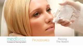 How you pierce Nose الطريقة الصحيحة لتخريم الأنف [upl. by Eagle]