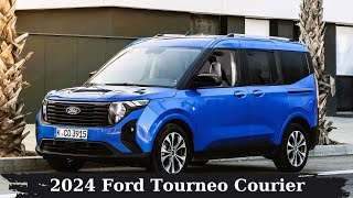 Allnew 2024 Ford Tourneo Courier Desert Island Blue  Best Compact Van [upl. by Olaf]