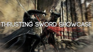 Dark Souls 2 Weapon Showcase Thrusting Sword [upl. by Cave189]