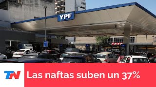 La nafta otro ajuste al bolsillo Las principales petroleras aumentaron sus precios un 37 [upl. by Scoles]