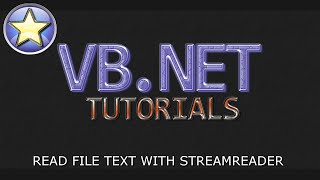 VBNET Tutorial For Beginners  Reading File Data with StreamReader Visual Basic NET [upl. by Eiramrefinnej]