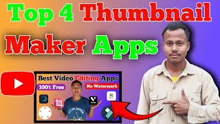 4 Free amp Easy Youtube Thumbnail Maker Apps in Nepali Best Apps For Making Thumbnail for Your Conte [upl. by Havelock563]