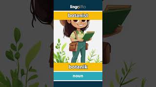 🇬🇧🇸🇰 botanist  botanik  vocabulary builder  learn English  naučme sa anglicky [upl. by Nonad]