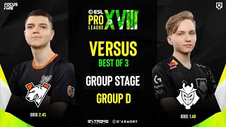 Virtuspro vs G2 Esports BO3  GROUP D DAY 2  ESL Pro League S18 ENGFIL [upl. by Ellesij]