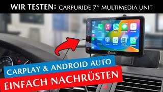 Apple Carplay amp Android Auto für jedes Auto günstig nachrüsten Carpuride 7 Multimedia Display [upl. by Porta]