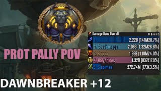 Dawnbreaker 12  Time to reroll back on tank Protection Paladin PoV  The War Within  WoW [upl. by Eatnuahs]